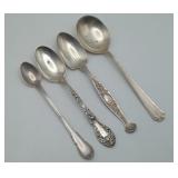 Assorted  Sterling Spoons 110 grams