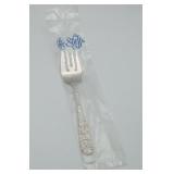 NOS Stering Stieff Rose Salad Fork 38grams