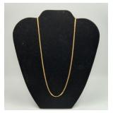Sterling 925 Gold Overlay Necklace 3.8
