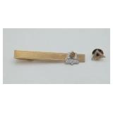 10K Gold Pin and 12K Gold Filled Tie Tak