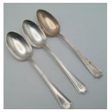 Sterling Silver Gorham three Spoons 76 grams