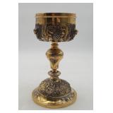 Sterling with Gold Overlay Chalice 640 Grams