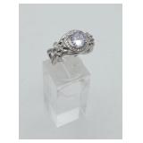NWOT Sterling Silver CZ Ring