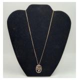 Sterling Silver Gemstone Tree Pendant Necklace