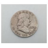 1949-S Ben Franklin Silver Half Dollar US Coin