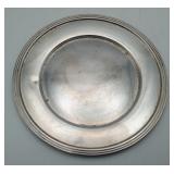 Sterling Silver Hollware Plate Saucer 87 Grams