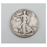 1929-D Silver Walking Liberty Half Dollar US Coin
