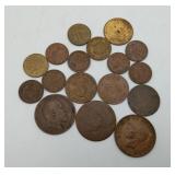 New Zealand Coins Canada Pennies Foreign Coins