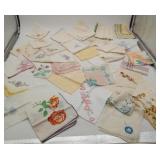 Vintage Handkerchief Embroidery Lace Textiles