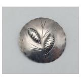 Sterling Silver Pinecone Brooch Pin 5.2 grams
