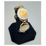 Milor Bronze Coin Station Bracelet 500 Lire Italy