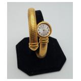 Joan Rivers Omega Gold Tubogas Wrap Watch MIB