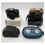 Portable Speaker & 35mm Film Camera LOT