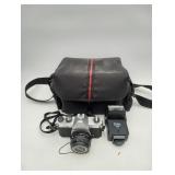 Pemtax K1000 35MM SLr Film Camera & Bag