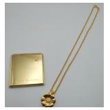 Joan Rivers Dahlia Flower Crystal Necklace MIP