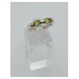 Sterling Peridot Ring