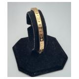 Vintage Coach Hinged Bangle Bracelet