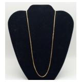 14K Yellow Gold Box Chain 24 Inches 5.5 grams