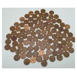 100 Wheat Back Wheatie Pennies One Cent Coins