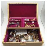 Mens Jewelry Box & Contents Watches Tie Tac