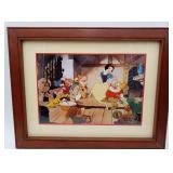 94 Disney Lithograph Snow White & the Seven Dwarfs