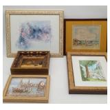 MCM Art Watercolor Paintings 5 pcs