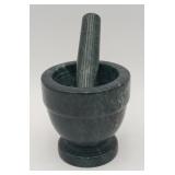 Green Marble Mortar Pestle Pharmacy Equipment
