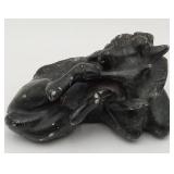 Hand Carved Chinese Foo Dog Soapstone