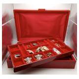 Jewelry Box & Contents Sarah Coventry Costume