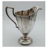 Sterling Cream Jug Pitcher Meriden Britannia 192gm