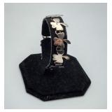 Sterling Silver Clover Bracelet 14.4 grams