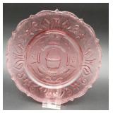 Longaberger 1995 Pink Heisey Glass Dresden Plate