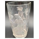 Carl Schmitz Verlys Season Crystal Vase SIGNED