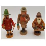 3 Vintage German Smokers Rauchermann