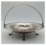 Sterling Silver Pierced Nut Basket Holloware 167gm