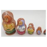 Russian hand Painted Matryoshska Nesting Doll