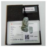 Jade Burma Jadeite Buddha Citron Fruit Pendant