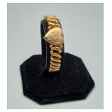 Vintage Gold Color Heart Bracelet