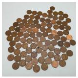 100 Unsearched Wheat Back Wheatie One Cent Coins