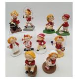 1990's Danbury Mint Campbell Soup Figures 10pcs