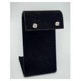 New 925 Moissanite Screwback Earrings