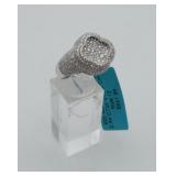 New 925 2.94CTW Clover Moissanite Ring