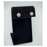 New Sterling 1.42 CTW  Moissanite Diamond Earrings