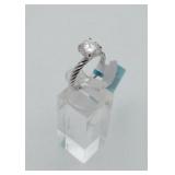 New 925 Moissanite 2 CTW Engagement Ring