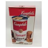 MIB Campbell's Tomato Soup Can Cookie Jar