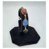 VINTAGE Egyptian Revival Style Scarab Bracelet