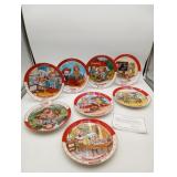 8 Danbury Mint Campbell's Soup Kids Plates 8pcs
