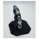 Cloisonne Enamel Bead Bracelet