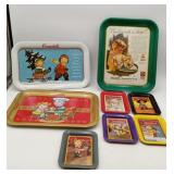 Campbell's Soup Kids Metal Serving Trays 8pcs