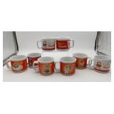 8 Campbell's Soup Ceramic Coffee Mugs